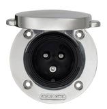 Victron Energy SHP301602000 - Power Inlet 16A stainless steel with cover - Offgridlagret.se