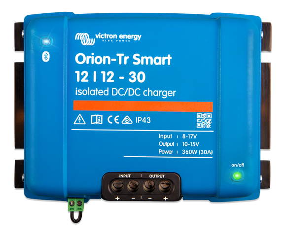 Victron Energy ORI121236120 - Orion-Tr Smart 12/12-30A (360W), isolerad DC-DC-laddare - Offgridlagret.se