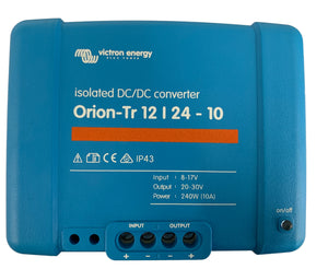 Victron Energy ORI122424110 - Orion-Tr 12/24-10A (240W), isolerad DC-DC-omvandlare, justerbar utspänning 20-30V - Offgridlagret.se