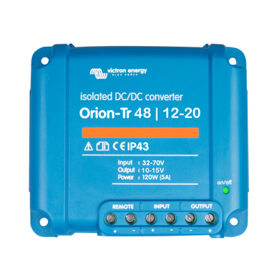 Victron Energy ORI481224110 - Orion-Tr 48/12-20A (240W), isolerad DC-DC-omvandlare - Offgridlagret.se