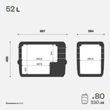 INDEL B Kyl/Frysbox 52L 12/24V - ITB52