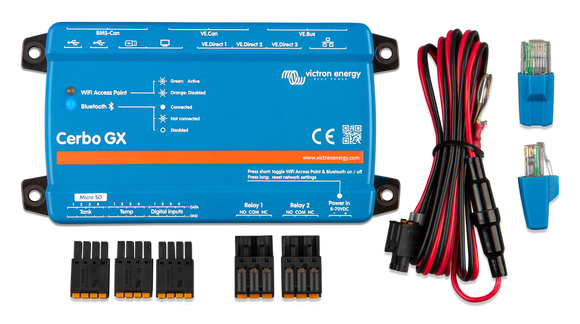 Cerbo Gx - paket. Inkl Cerbo, GxTouch 50, 2st RuuviTag