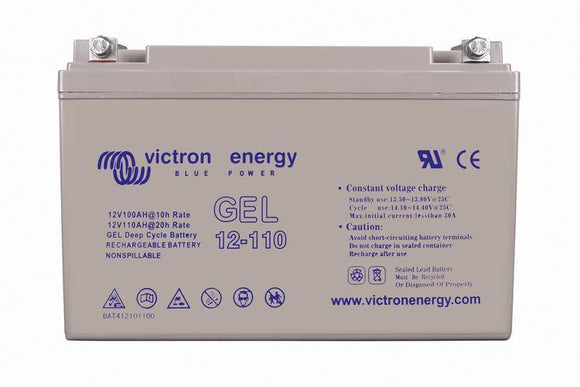 Victron Energy BAT412101104 - 12V/110Ah Gel Deep Cycle Batteri - Offgridlagret.se