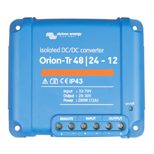 Victron Energy ORI482428110 - Orion-Tr 48/24-12A (280W), isolerad DC-DC-omvandlare, justerbar utspänning 20-30V - Offgridlagret.se