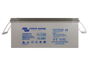 Victron Energy BAT412123081 - 12V/230Ah AGM Super Cycle Batteri