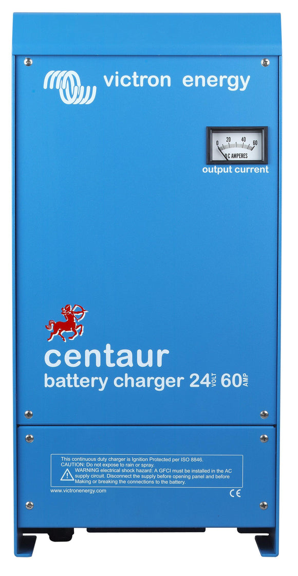Victron Energy CCH024060000 - Centaur Charger 24/60 (3), batteriladdare 24V60A, 3 utgångar - Offgridlagret.se