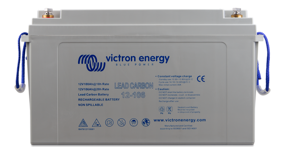 Victron Energy BAT612110081 - Lead Carbon Batteri 12V/106Ah (M8) - Offgridlagret.se