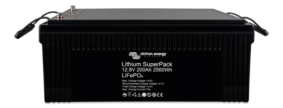 Victron Energy BAT512120705 - Lithium SuperPack 12,8V/200Ah (M8) - Offgridlagret.se
