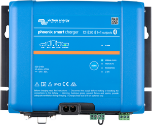 Victron Energy PSC123051085 - Phoenix Smart IP43 Charger 12/30 (1+1), batteriladdare 12V/30A, 1+1 utgång - Bluetooth (ink 230V kabel) - Offgridlagret.se