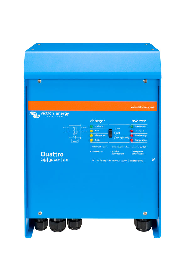 Victron Energy QUA243020010 - Quattro 24/3000/70-50/50, 230V - Offgridlagret.se