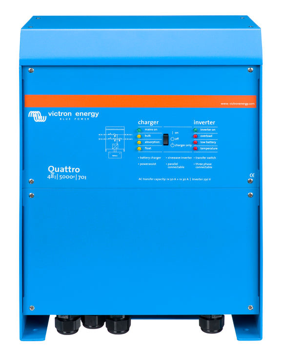 Victron Energy QUA485021010 - Quattro 48/5000/70-100/100, 230V - Offgridlagret.se