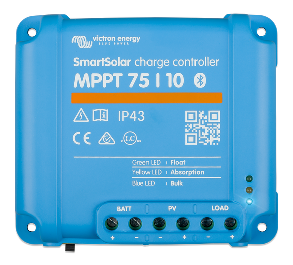 Victron Energy SCC075010060R - SmartSolar MPPT 75/10, solcellsregulator - Bluetooth - Offgridlagret.se