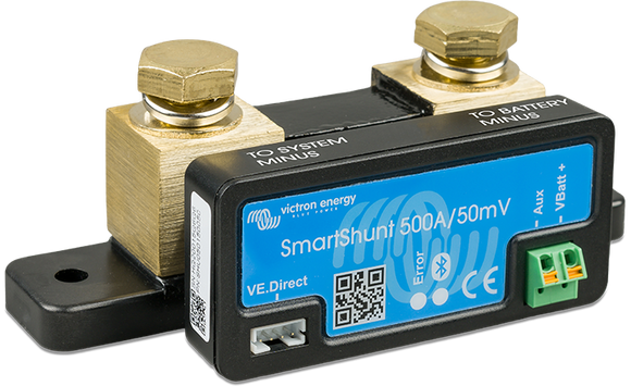 Smartshunt - paket. Inkl Smarthunt, Smart Battery Sense, SmartSolar Mppt 75/15