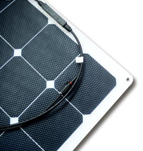 Solpanel Flexibel med 6 meter kabel - 150W ETFE