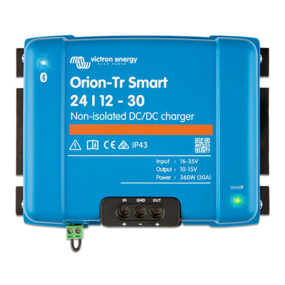 Victron Energy ORI241236120 - Orion-Tr Smart 24/12-30A (360W), Isolated DC-DC-laddare - Offgridlagret.se